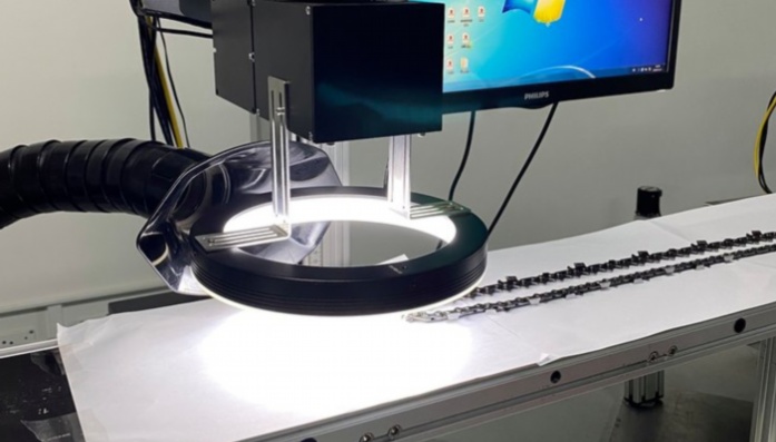 皮革皮具品牌标识激光打标方案